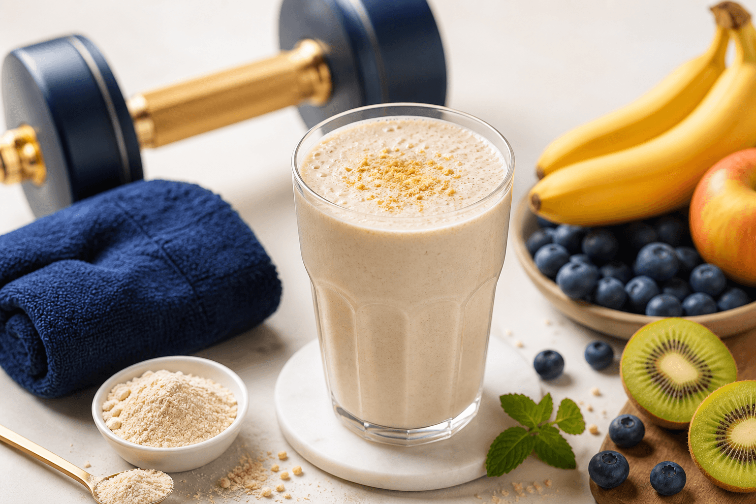 Men bia cho người tập gym: protein thực vật & phục hồi cơ