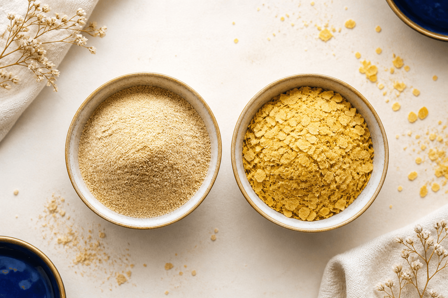 Men bia vs men dinh dưỡng (nutritional yeast): khác nhau thế nào?